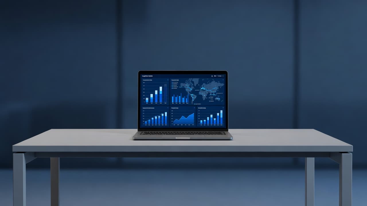 3PL operations dashboard showing warehouse, shipment, and inventory metrics in a modern analytics workspace