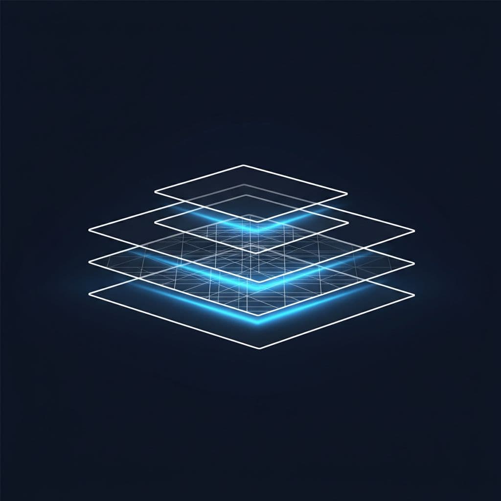 "Layered Microsoft Fabric architecture illustrating governance controls, data ownership, and security management for reliable analytics